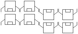 Parallel Left-Hand Two-Faced Lines