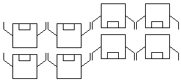 Parallel Right-Hand Two-Faced Lines