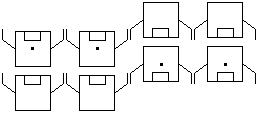 Parallel Two-Faced Lines #1