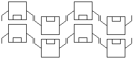 Parallel Left-Hand Ocean Waves