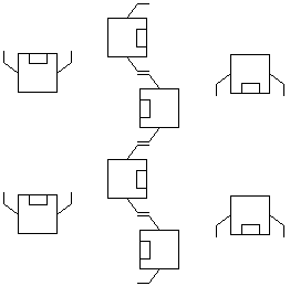 Parallel Right-Hand Diamonds