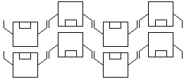 Parallel Right-Hand Ocean Waves